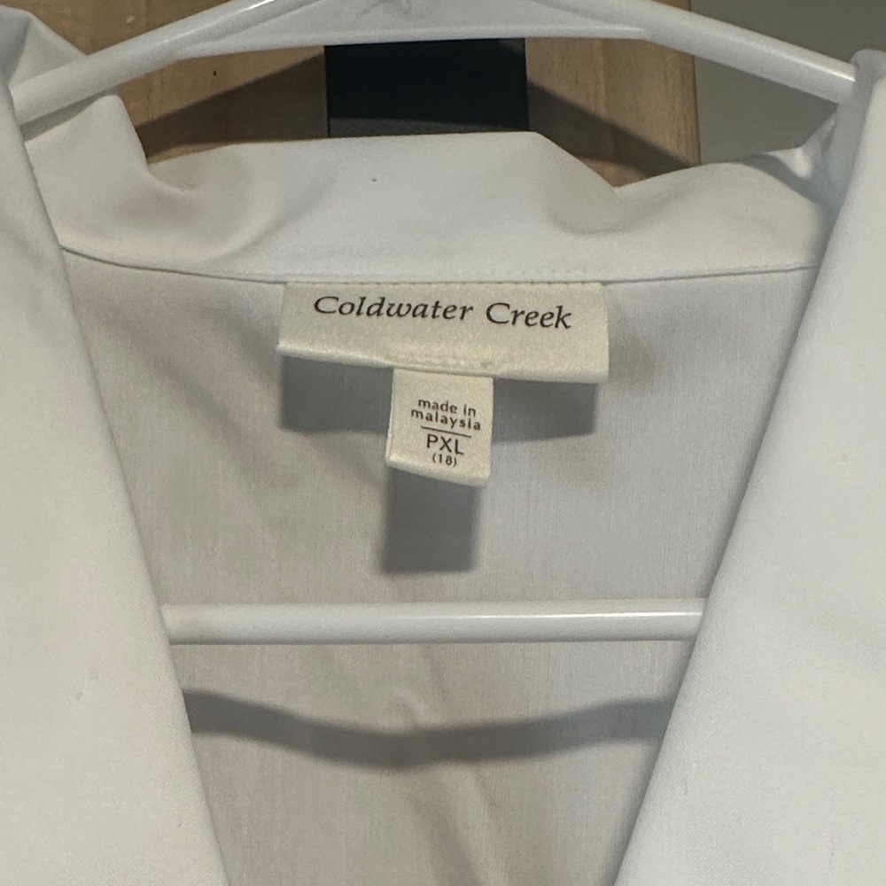 Coldwater Creek White Blouse